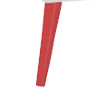 POSSI Light Ножка (комплект - 4 шт) BRW - POSSI Light Ножка BRW Красная