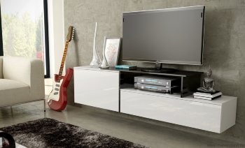 SIGMA 3 тумба ТВ настенная CAMA Тумба ТВ Sigma 1 фабрики Cama (Польша) с надставкой выпускается в цвете:
белый матовый/белый глянец, надставка: дуб сонома
белый матовый/белый глянец, надставка: чёрный глянец
черный матовый/черный глянец, надставка: белый глянец
черный матовый/черный глянец, надставка: дуб сонома

Размер - 50/180/40 см