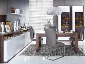 ALCANO Столовая FORTE комплект мебели для столовой из 6 элементов