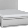 Кровать двуспальная с низкой спинкой и основанием 4YOU VOX - Кровать двуспальная с низкой спинкой и основанием 4YOU VOX серый