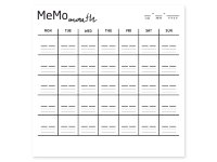 Магнитная накладка для фасадов - расписание Memo month Young Users by VOX