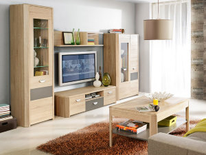 YOOP Гостиная FORTE комплект мебели для гостиной из 5 элементов