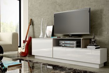 SIGMA 3 тумба ТВ напольная CAMA Тумба ТВ Sigma 1 фабрики Cama (Польша) с надставкой выпускается в цвете:
белый матовый/белый глянец, надставка: дуб сонома
белый матовый/белый глянец, надставка: чёрный глянец
черный матовый/черный глянец, надставка: белый глянец
черный матовый/черный глянец, надставка: дуб сонома

Размер - 50/180/40 см