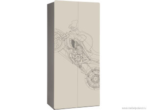 Шкаф 2-дверный с рисунком 2piR VOX 