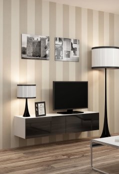 VIGO тумба ТВ навесная 140 CAMA Тумба ТВ 140 Vigo фабрики Cama (Польша) выпускается в цвете:

белый матовый/белый глянец
белый матовый/чёрный глянец
чёрный матовый/белый глянец
чёрный матовый/чёрный глянец
дуб сонома матовый/белый глянец
белый матовый/латте глянец
латте матовый/белый глянец
латте матовый/латте глянец
серый матовый/белый глянец
белый матовый/серый глянец
серый матовый/серый глянец